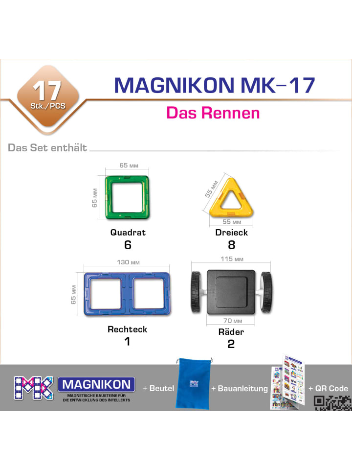 MAGNIKON Magnetische Bausteine MK-17 
