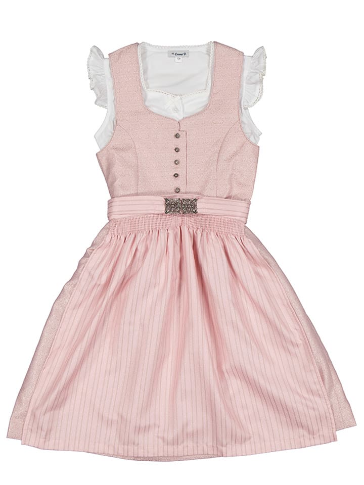Turi Landhaus Dirndl in Rosa günstig kaufen