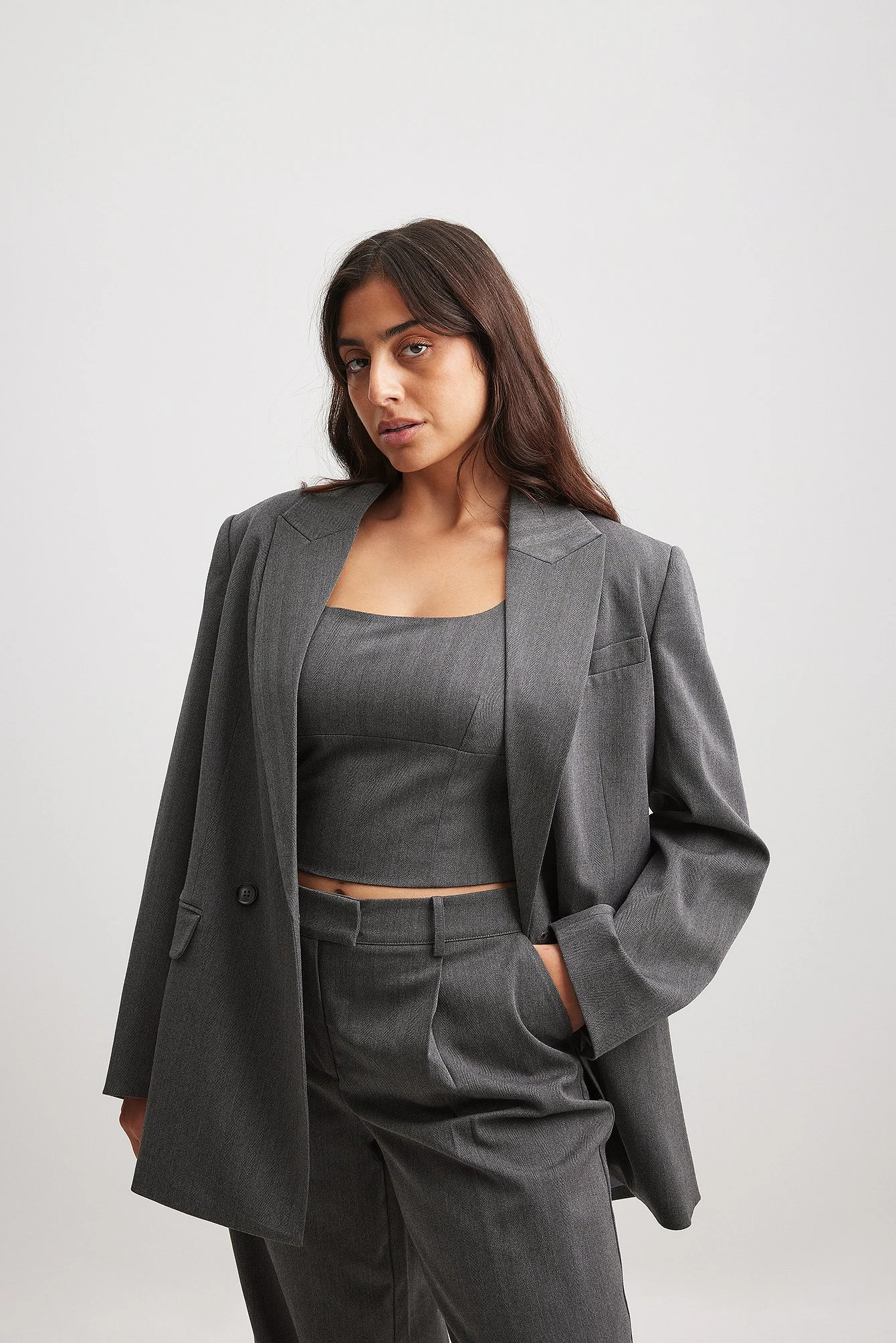 Zweireihiger Oversize-Blazer