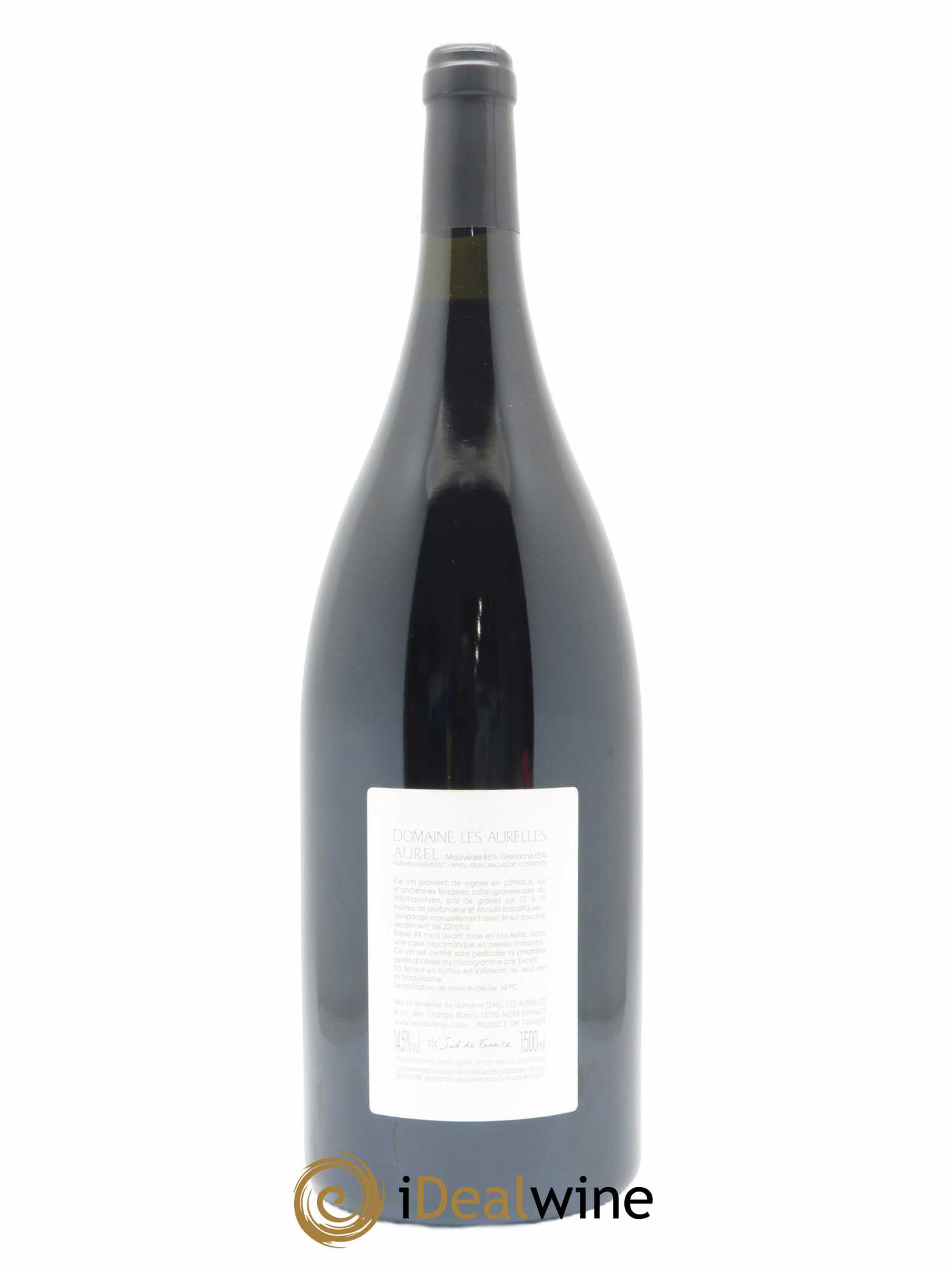 Pézenas Languedoc Aurel Domaine les Aurelles - Basile et Caroline Saint-Germain  2015 - Lot de 1 Magnum