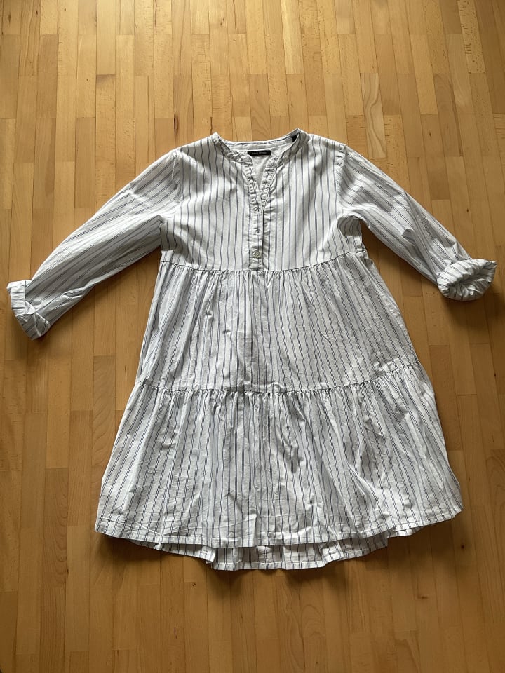 Marc O'Polo Junior Kleid in Weiß/ Blau günstig kaufen 164