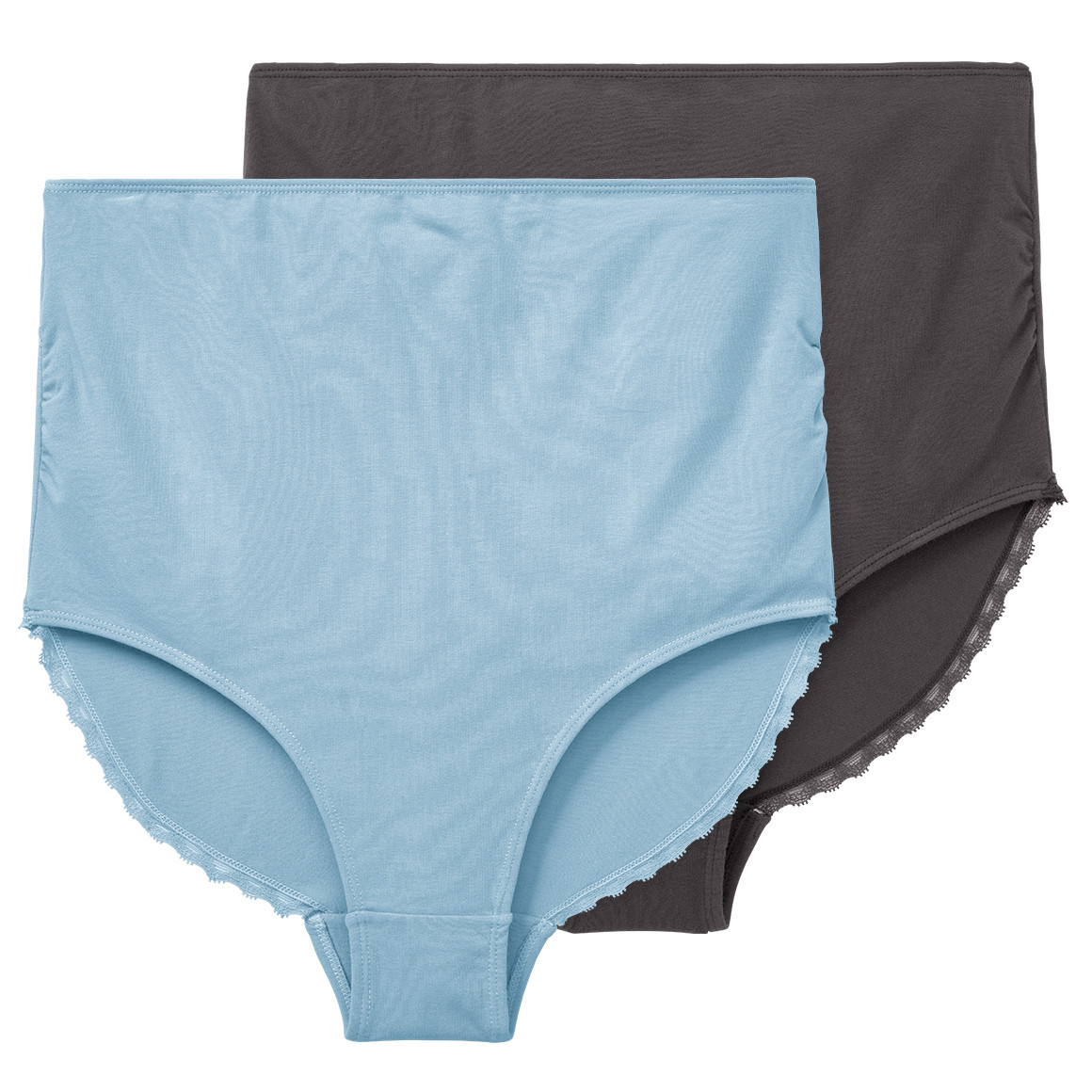 2 Damen Umstands-Slips mit Spitze