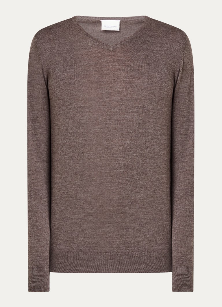 Profuomo fino pleteni pulover od merino vune