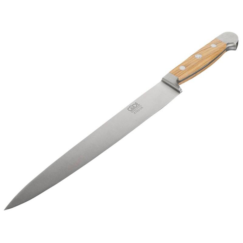 GÜDE Schinkenmesser Edelstahl, Holz X765/26 Braun, Silber