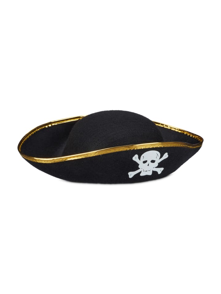 relaxdays 10x Piratenhut in Schwarz günstig kaufen onesize