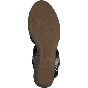Tommy Hilfiger Golden Webbing Mid Wedge in blau