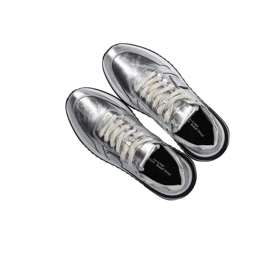 Philippe Model - Sneaker low TROPEZ 2.1 Kalbsleder - silber