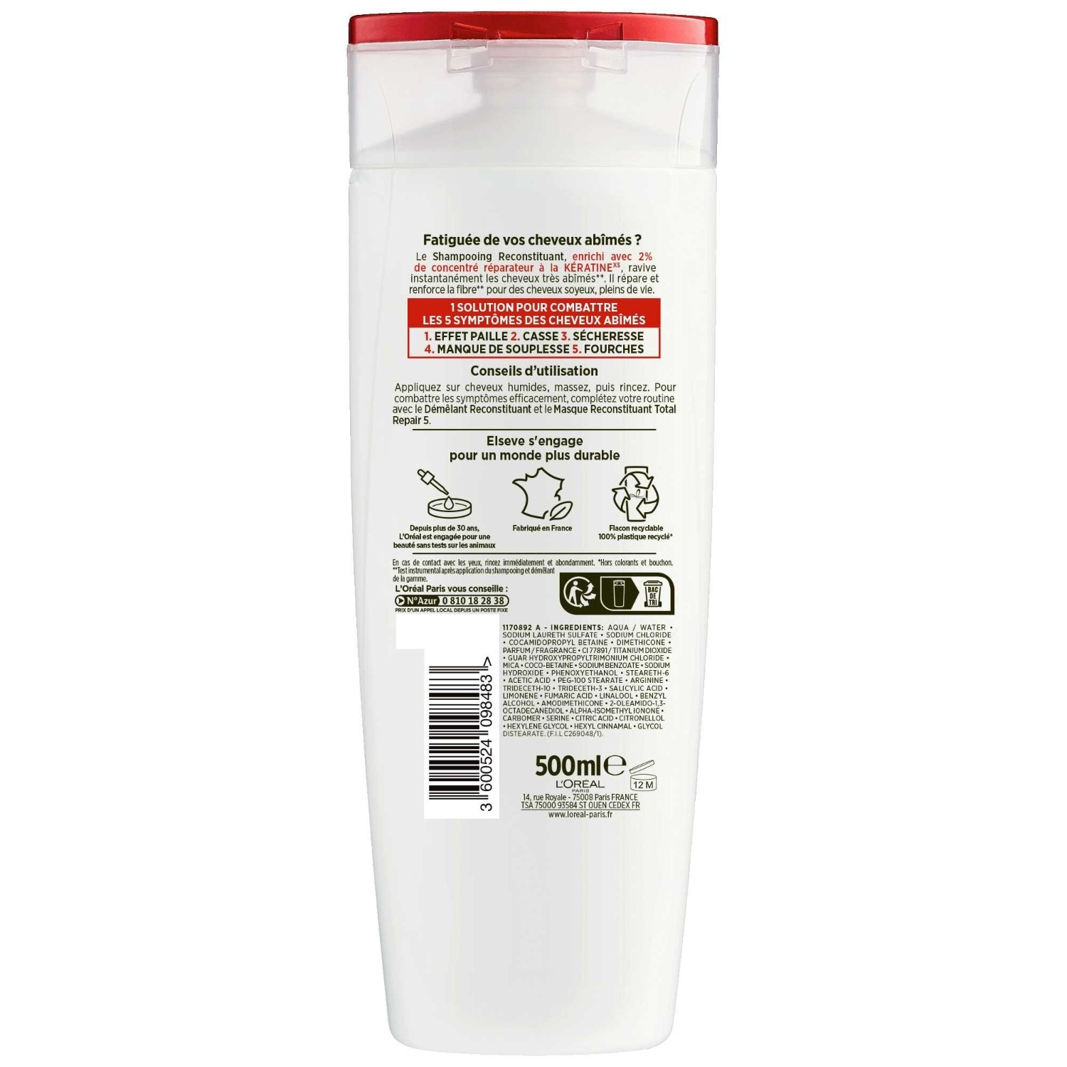 L'Oréal Paris Total Repair 5 sjampo for skadet hår