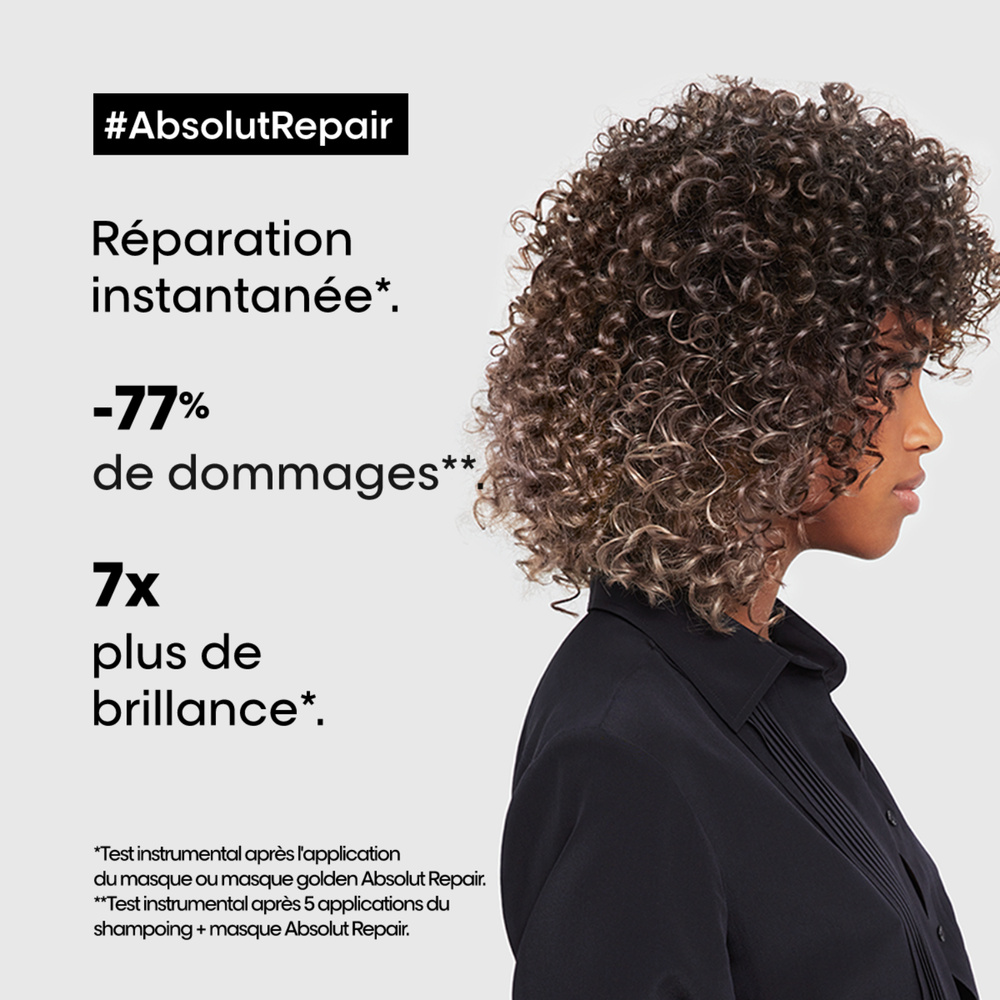 L'Oréal Professionnel Serie Expert Coffret de Noël Trio Absolut Repair - Cheveux Secs et Abîmés Shampoing, masque et huile