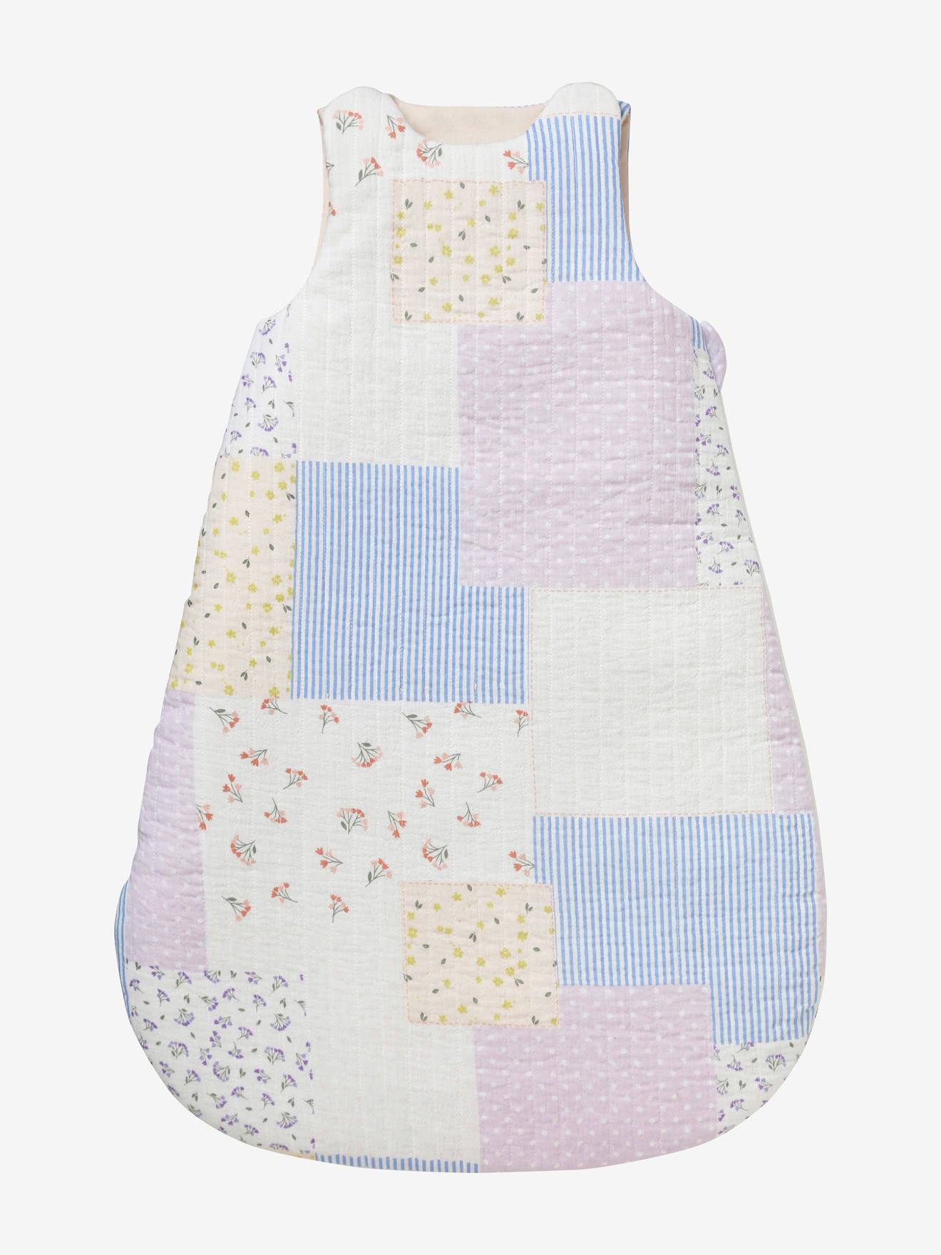 Gigoteuse sans manches en gaze de coton personnalisable COTTAGE multicolore