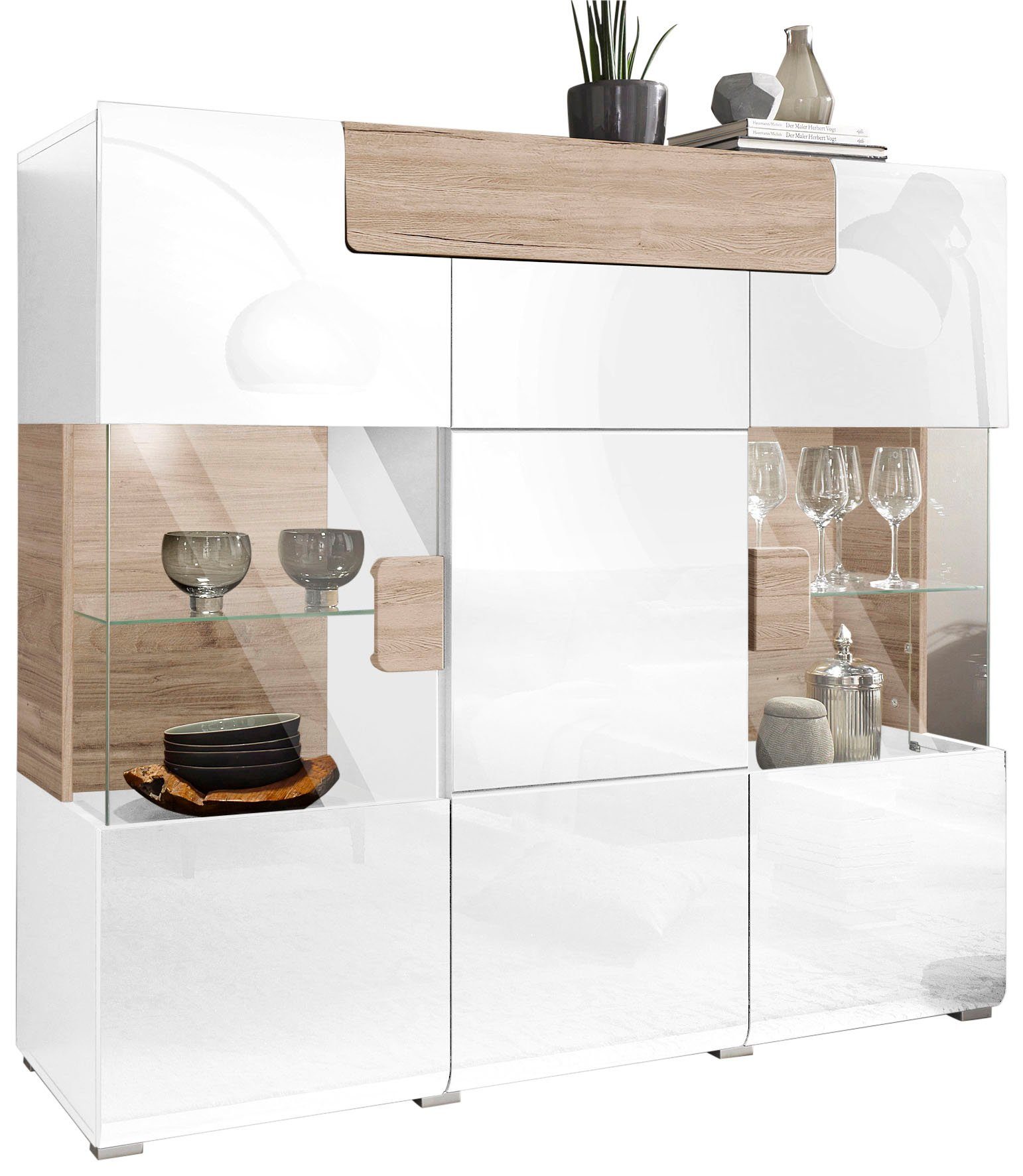 Helvetia Highboard Toledo, Breite 147,4 cm