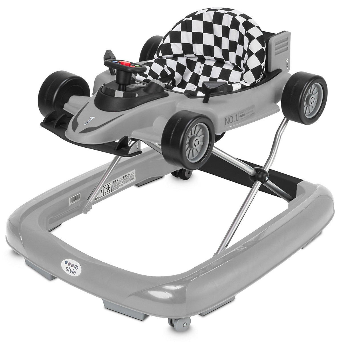 Lauflernwagen Lauflernhilfe Gehfrei 2 in1 mit Sound LITTLE SPEEDSTER 70 x 62 x 40 cm