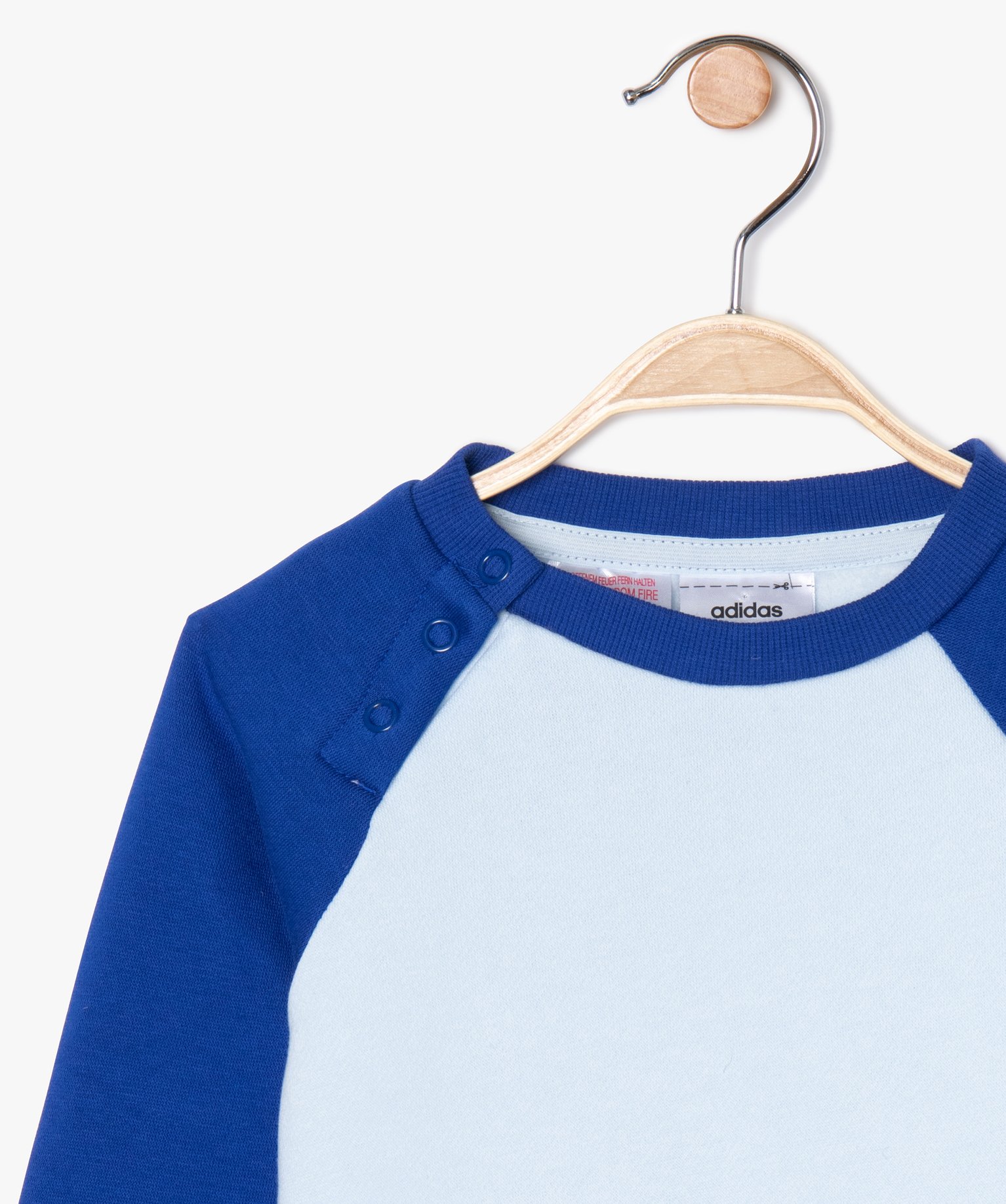 Ensemble de jogging bébé Garçon bicolore - Adidas bleu | GEMO