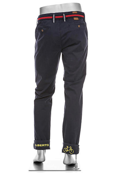 Alberto Bike, Chino Bike, Regular Fit, Baumwolle T400®, blau