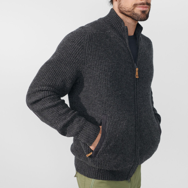 ÖVIK ZIP CARDIGAN KNIT M Herren - Wolljacke
