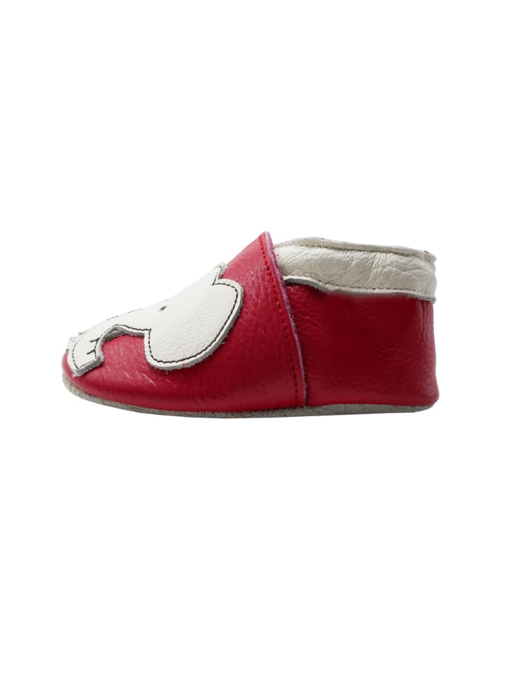 Yalion Leder-Krabbelschuhe 
