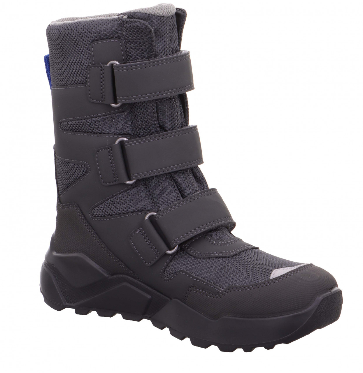 ROCKET - Grau/BlauStiefel mit Klettverschluss