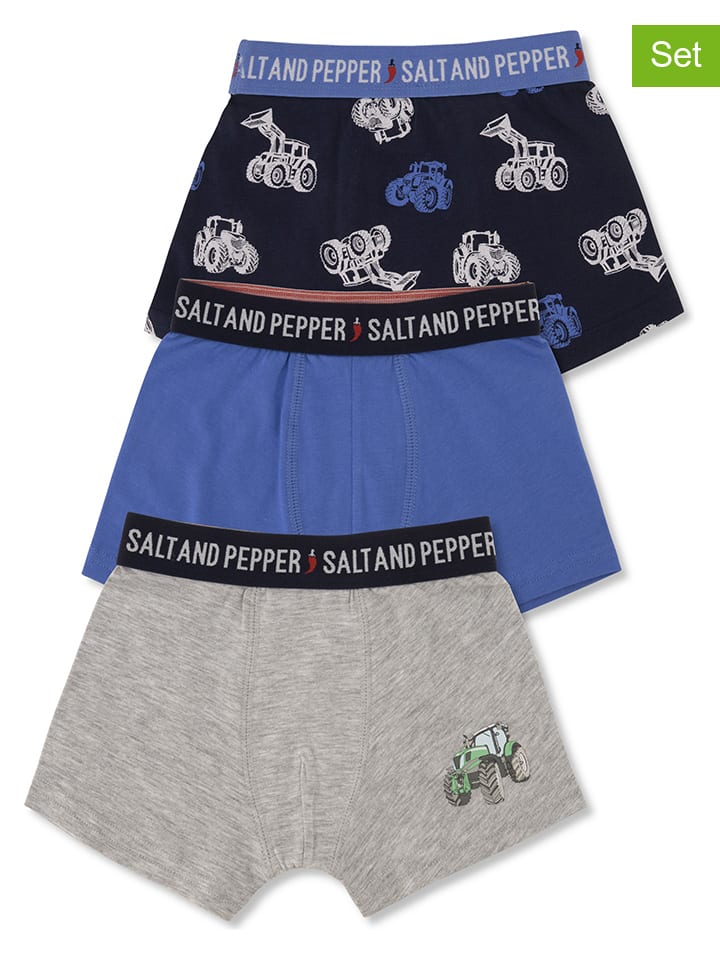 Salt and Pepper 3er-Set: Boxershorts in Bunt günstig kaufen