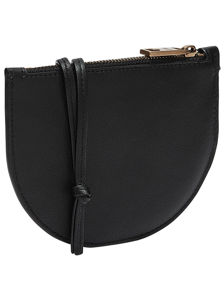 LIEBESKIND BERLIN Leder-Umhängetasche in Schwarz - (B)14 x (H)10 x (T)1 cm günstig kaufen onesize