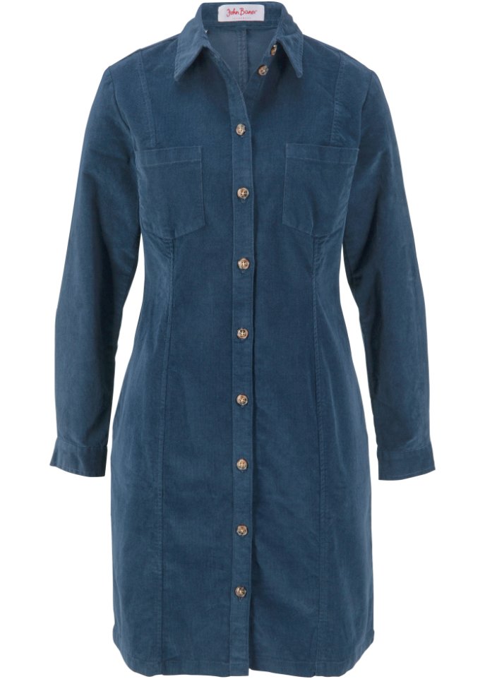 Cord-Stretch-Kleid