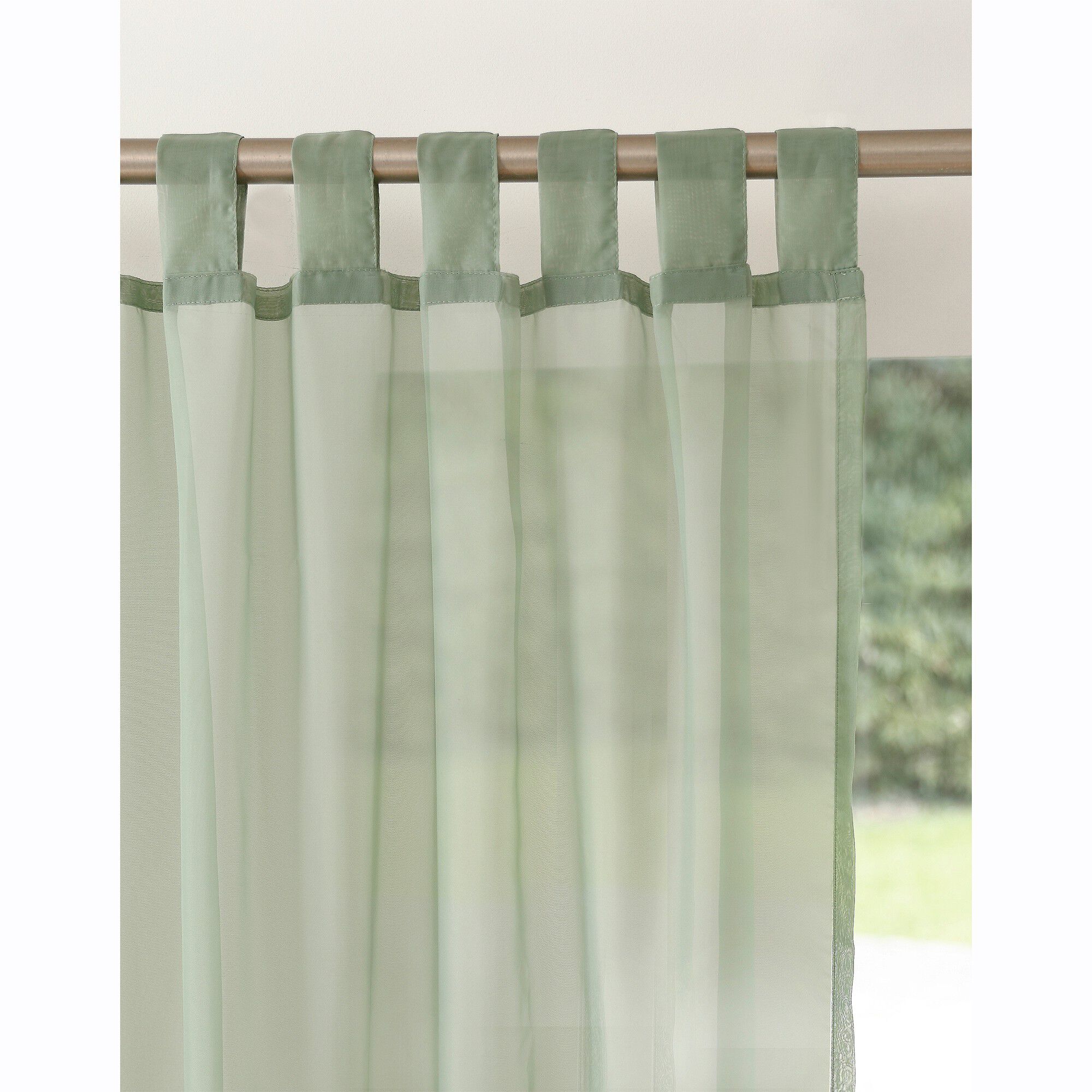 Panneau voile uni finition pattes
