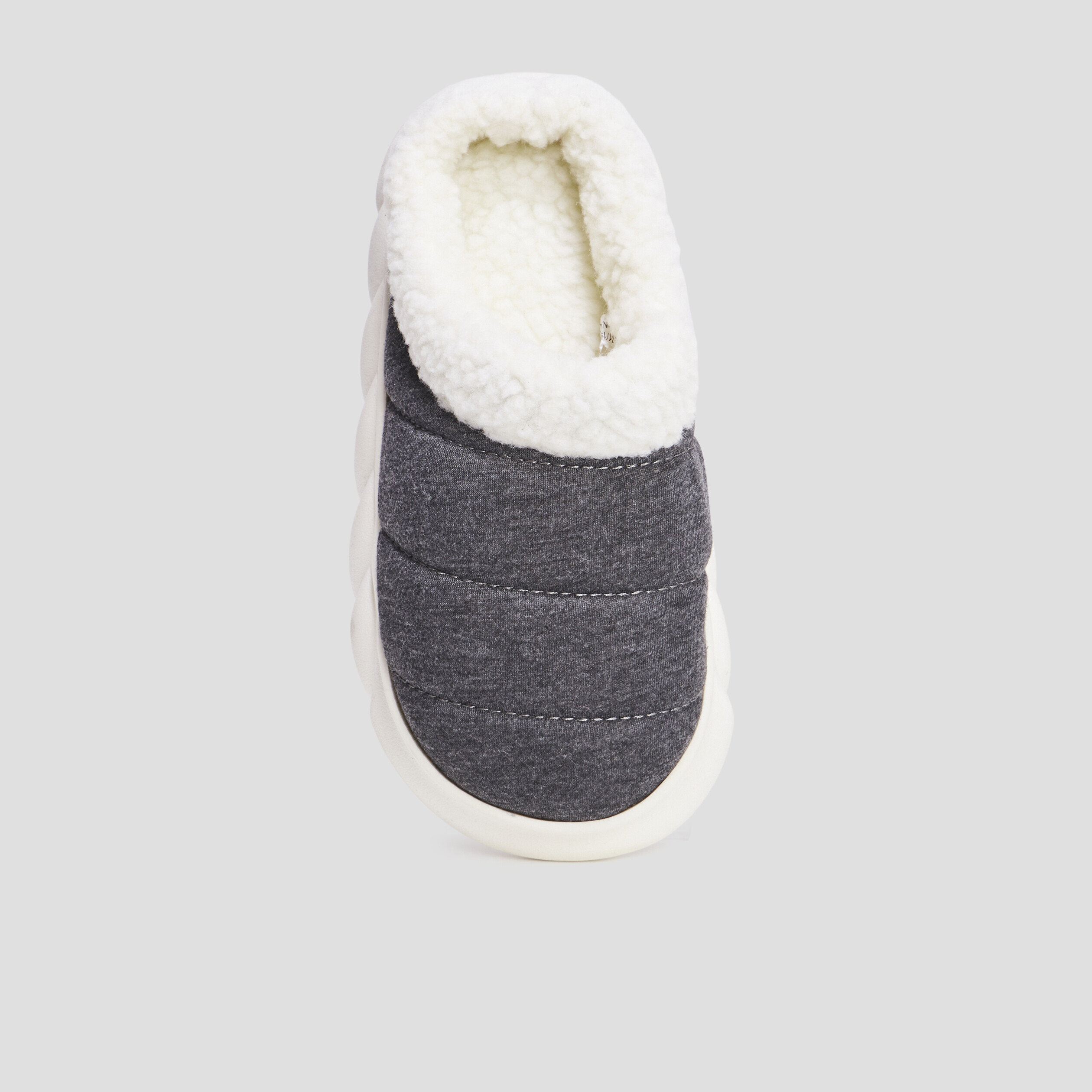 Chaussons mules plateformes noir femme | La Halle