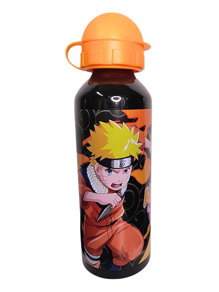 Naruto 2er Set: Brotdose   Alu-Trinkflasche Naruto Shippuden in Schwarz günstig kaufen 5,5