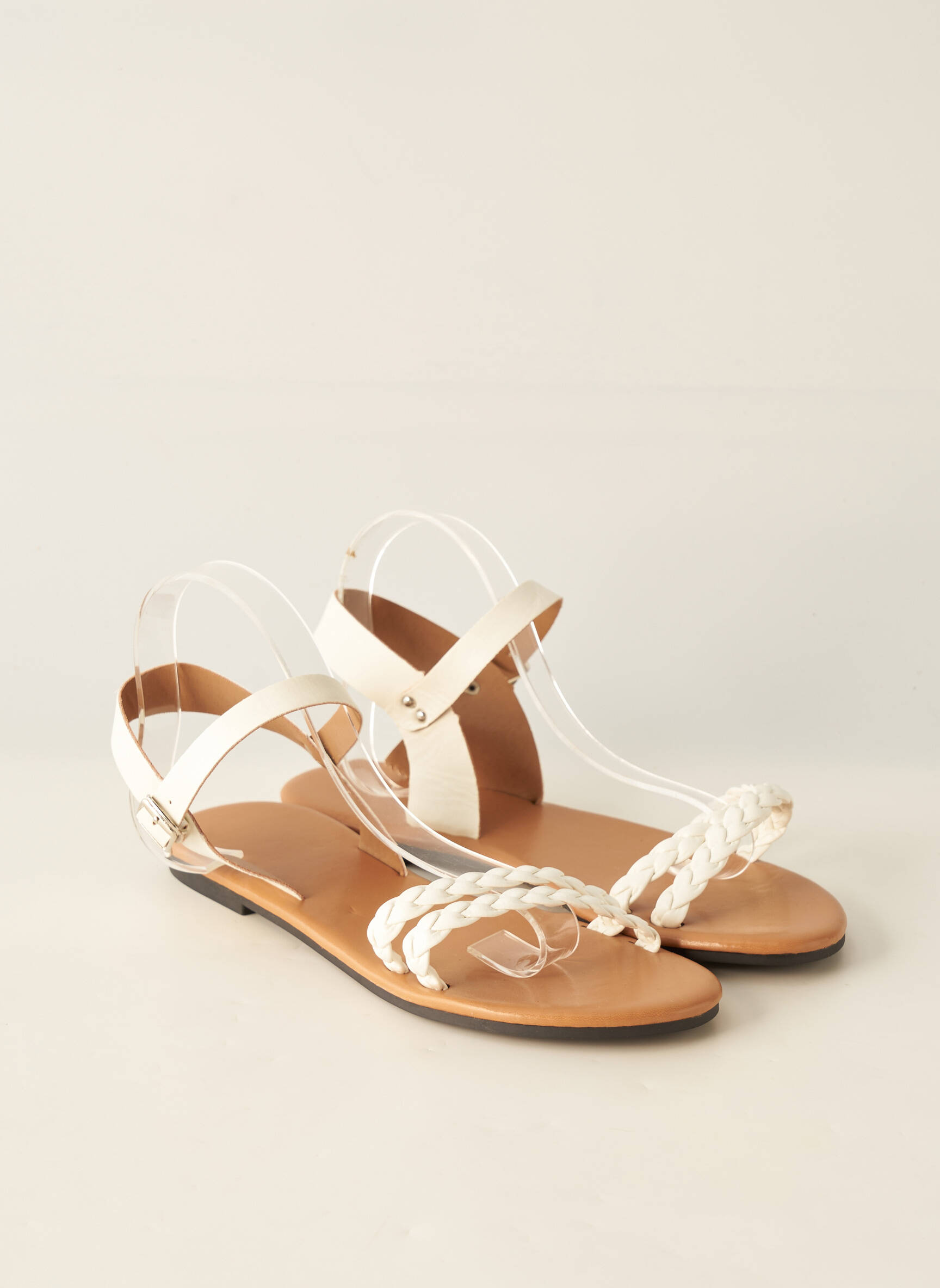 Sans Marque Sandales Nu Pieds Femme couleur beige