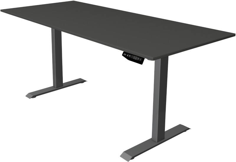 Kerkmann 10182313 Move 1 Elektrisch Höhenverstellbar Sitz-Stehschreibtisch Rechteckig Melamin;Stahl Anthrazit 1.800 x 800 x 1.230 mm