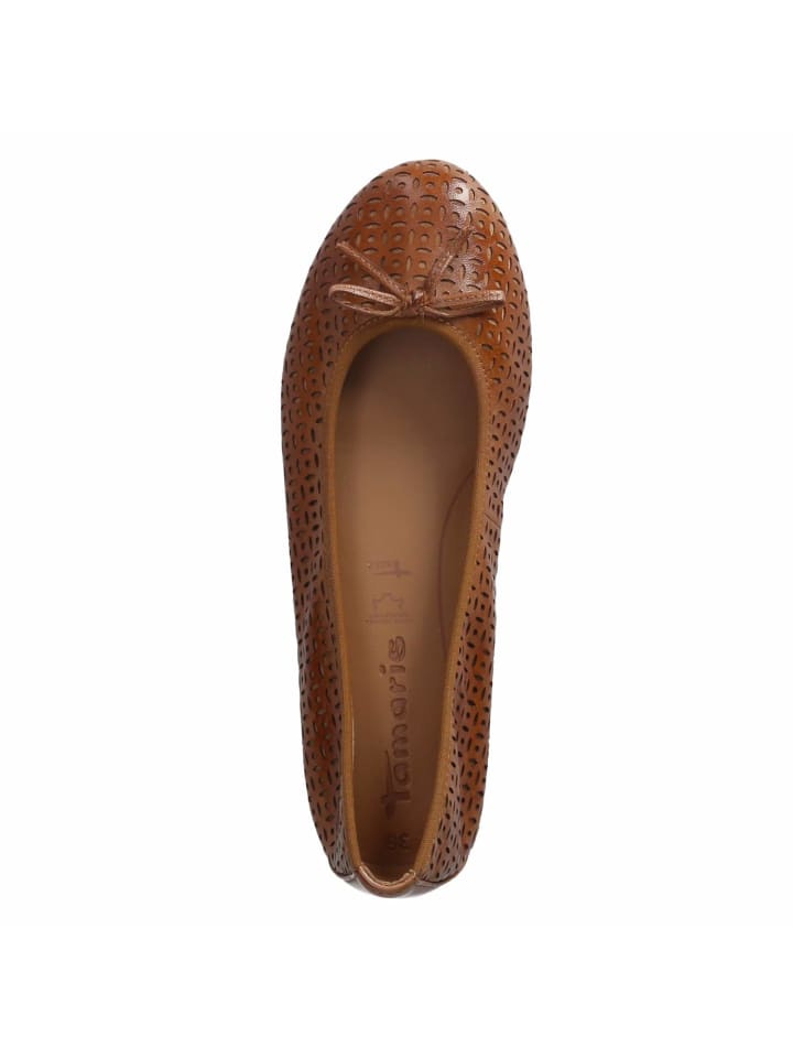 Tamaris Ballerinas in Braun günstig kaufen