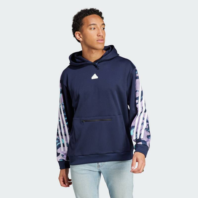 adidas Future Icons Allover Print Hoodie Hoodie Herren