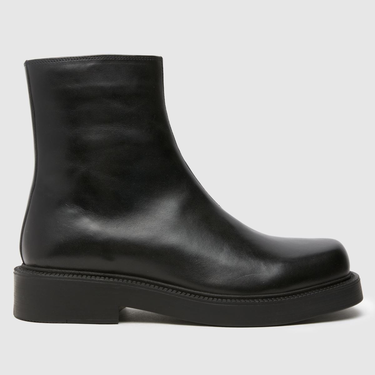 Schuh Dexton bőr csizma fekete színben