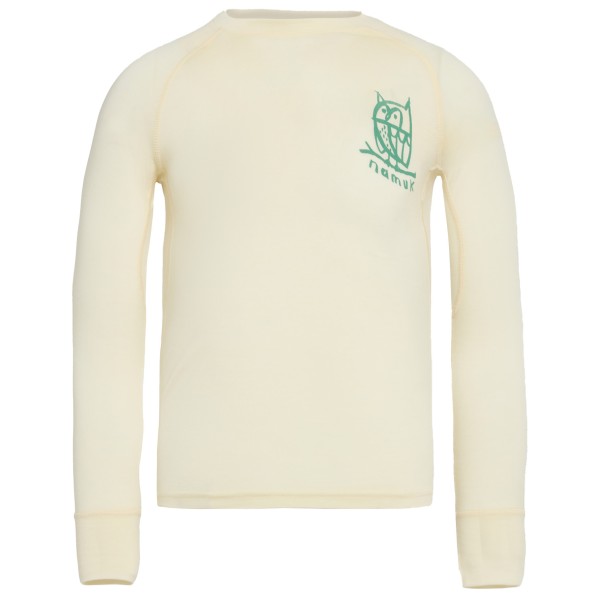 Namuk - Kid's Uil Merino Longsleeve - Merinounterwäsche