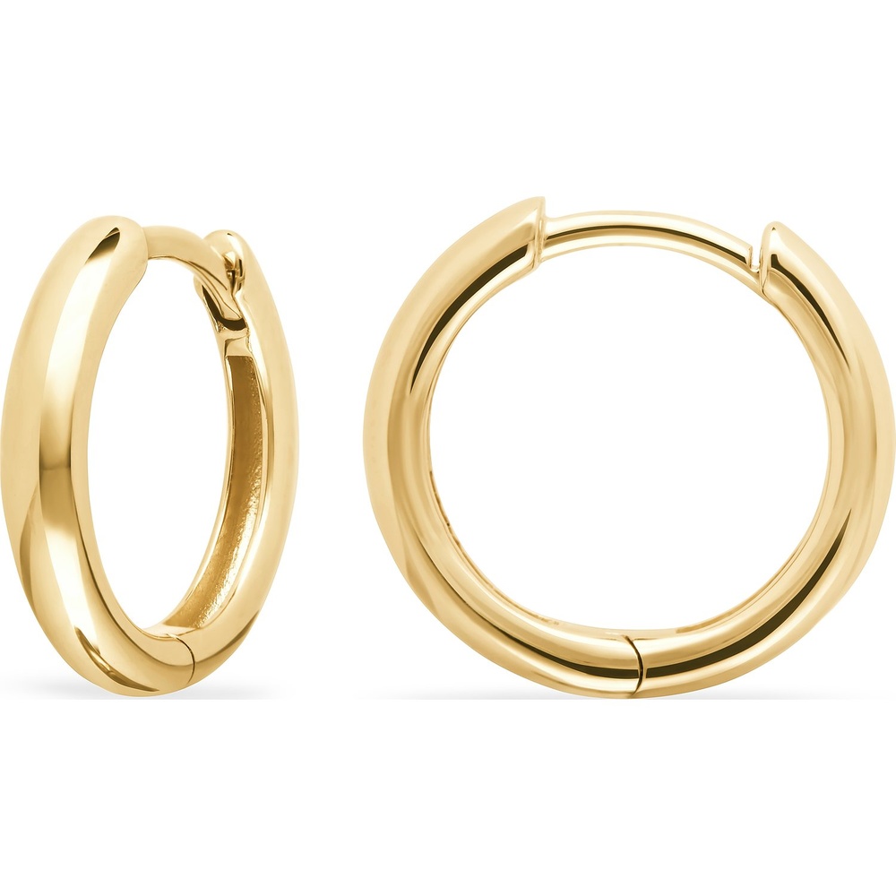 FAVS Créoles 585 Or jaune Boucles d'oreilles