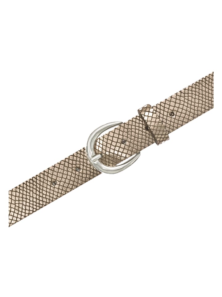 Tamaris Gürtel Essential Classics in grau taupe kupfer metallic 6218 günstig kaufen