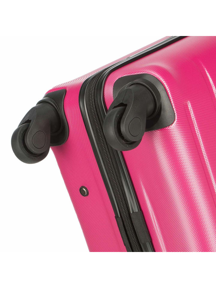 Wittchen 3tlg. Koffer Set Globe line Collection in Pink günstig kaufen onesize