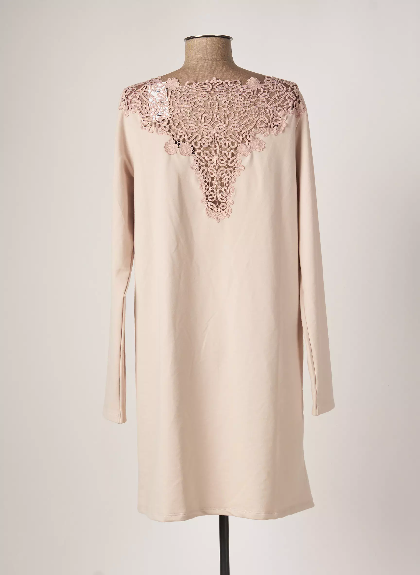 Sapph Robes Mi Longues Femme couleur beige