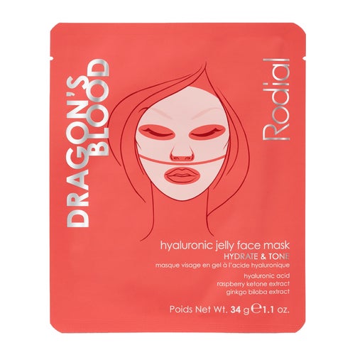 Rodial Dragon's Blood hijaluronska maska za lice, 1 vrećica
