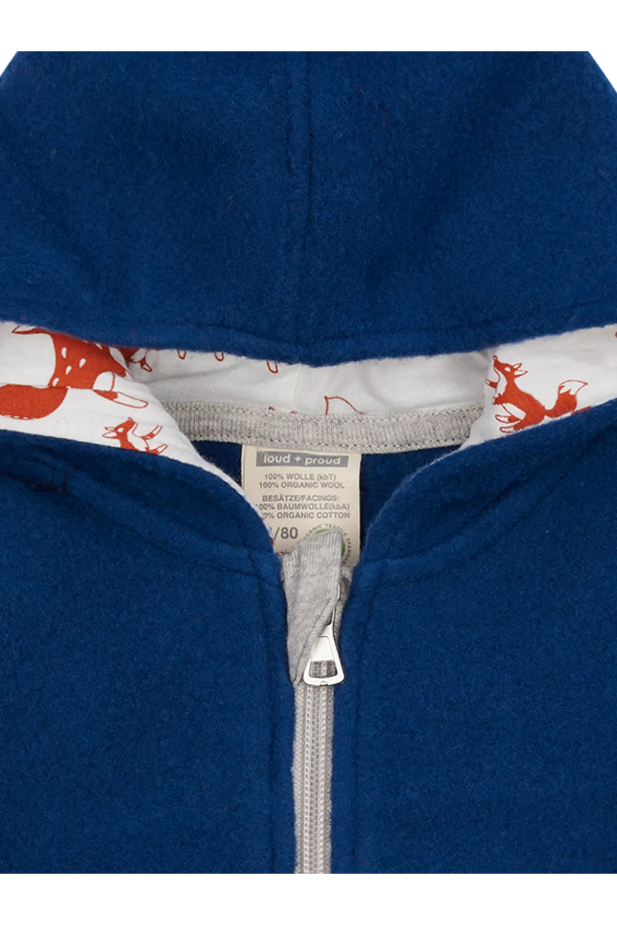 loud + proud  Jacke Warmes Wollfleece