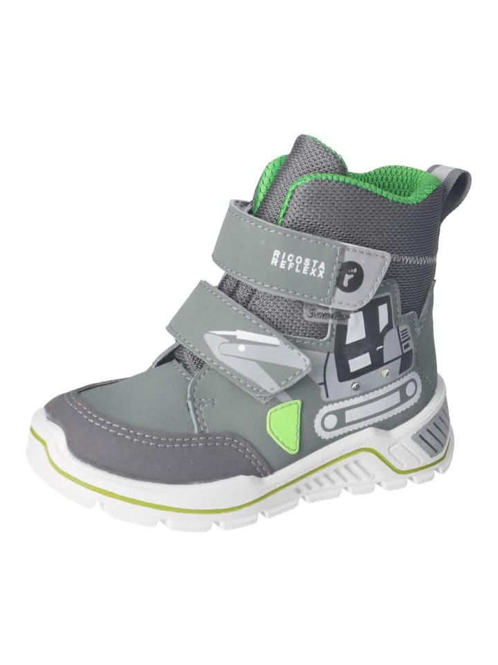 Ricosta Stiefelette in Grau/Grün günstig kaufen