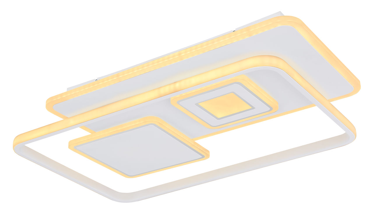 Globo Lighting - RODERICK - Deckenleuchte Metall weiß, LED