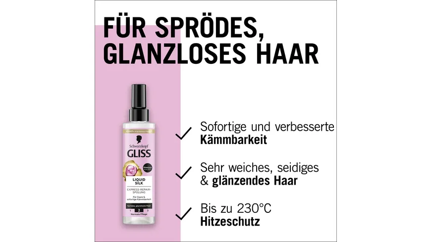 GLISS Express-Repair-Spülung Liquid Silk 200 ml 200 ml