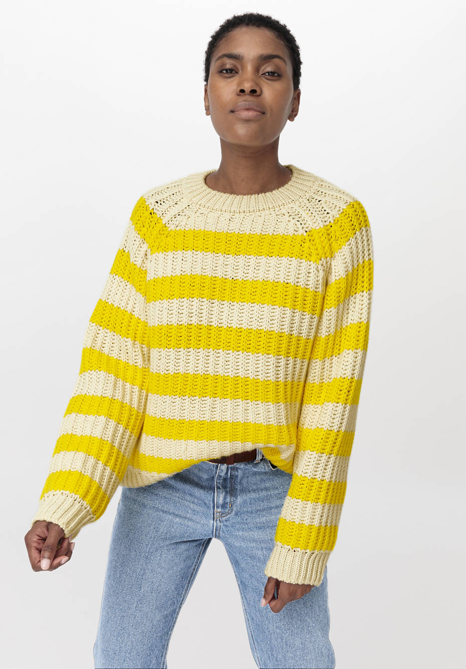 Pullover aus Bio-Baumwolle und Bio-Schurwolle