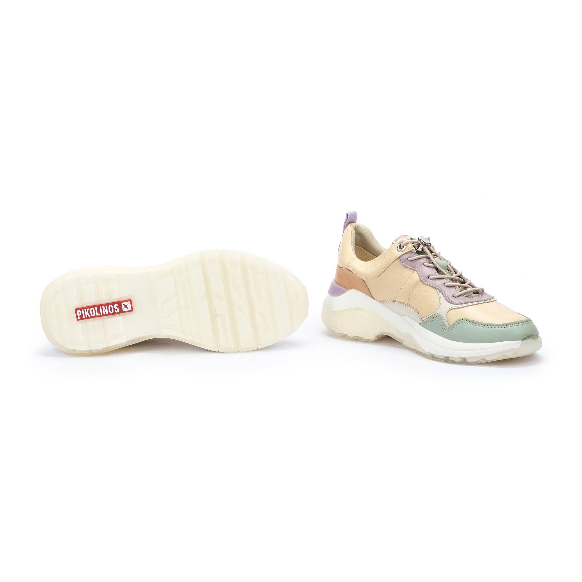 Damskie trampki w pastelowych kolorach - MIĘTA