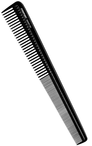 Fripac Ebonit-Haarschneidekamm, Schräg 18,5 cm Schneidekamm