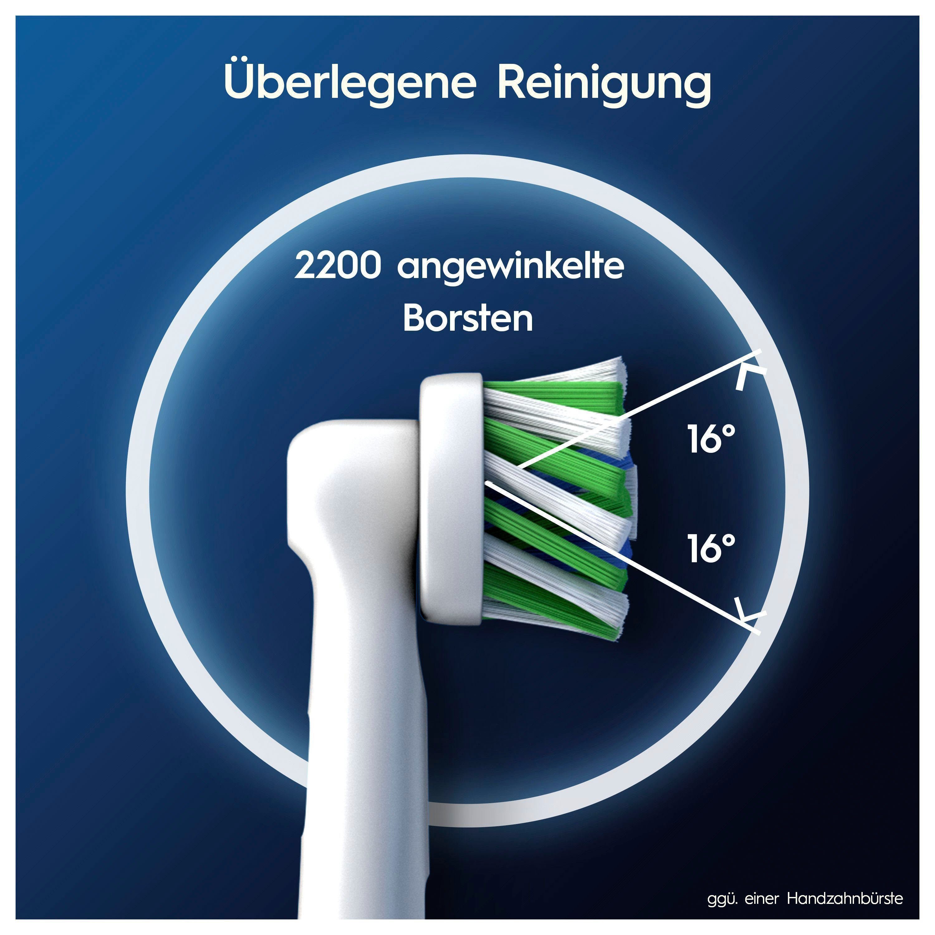 Oral-B Aufsteckbürsten Pro CrossAction, X-förmige Borsten