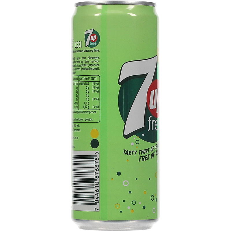 Ringnes 7UP 0,33 l boks