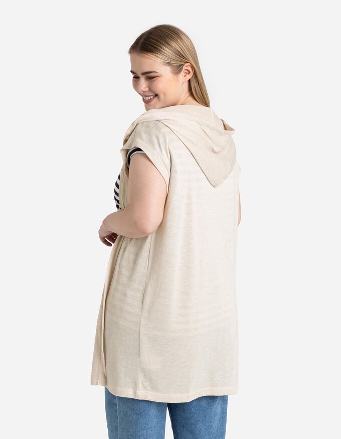 Longcardigan - Viskose-Mix