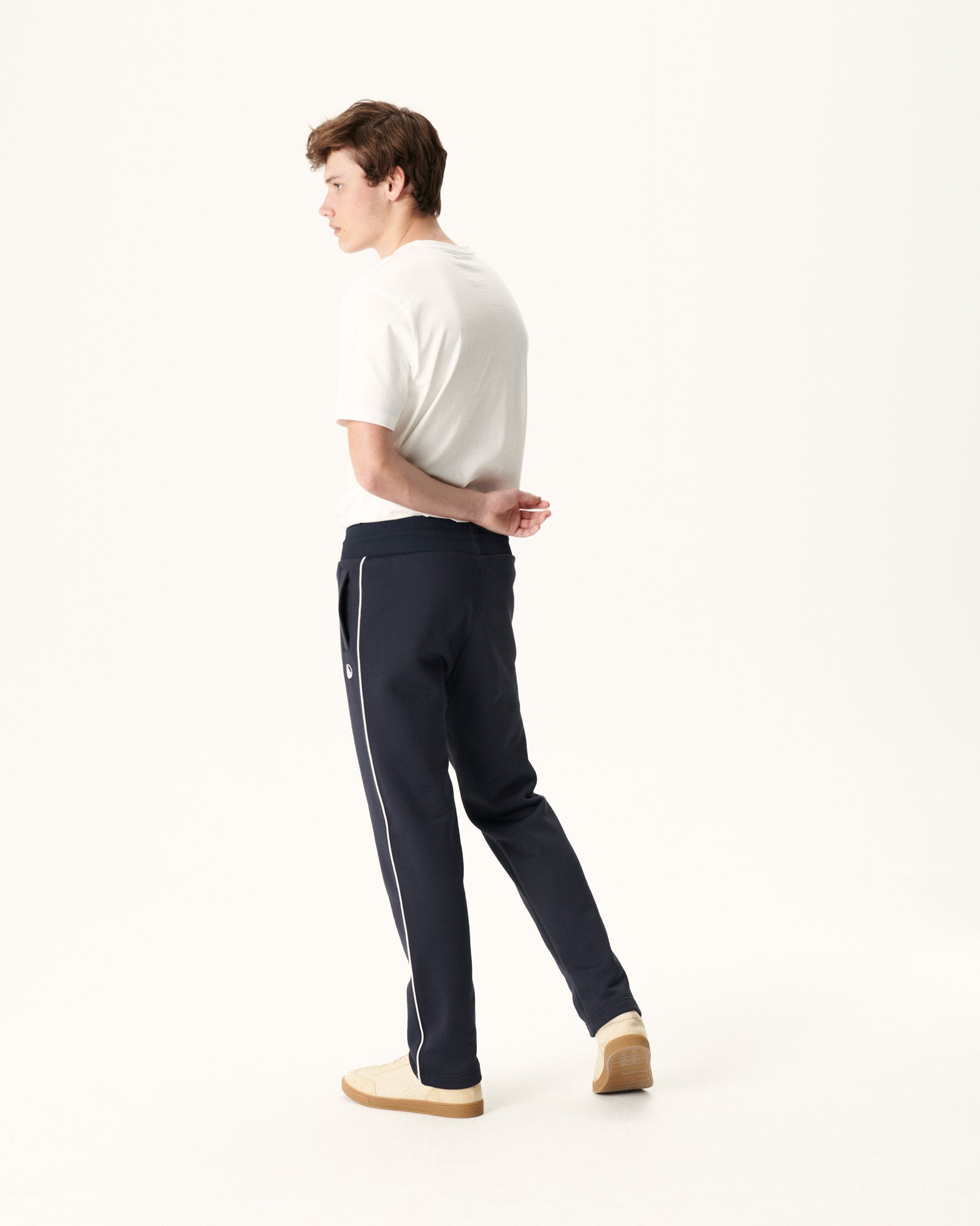 Jogpant homme en coton biologique Marine Freddie