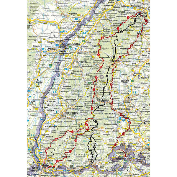BVR FERNWANDERWEGE SCHWARZWALD - Wanderführer